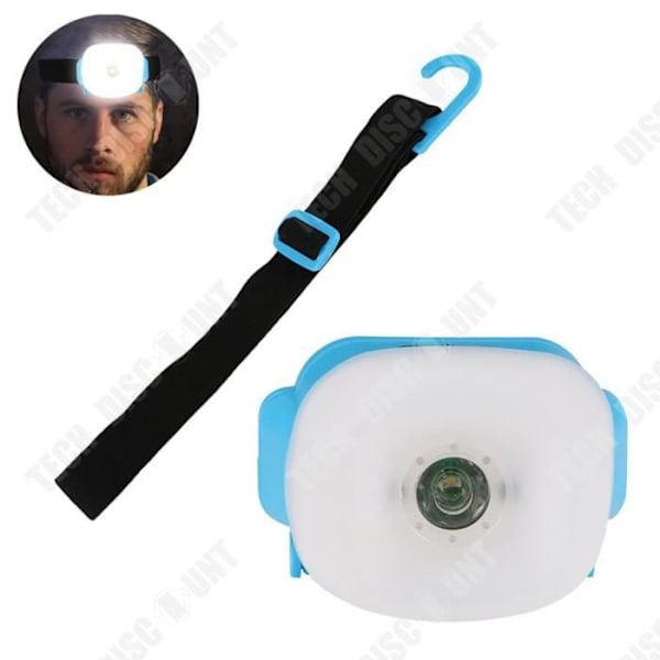 TD® Camping Fire - 2 i 1 Camping Strålkastare Grå - BLÅ Camping Lantern