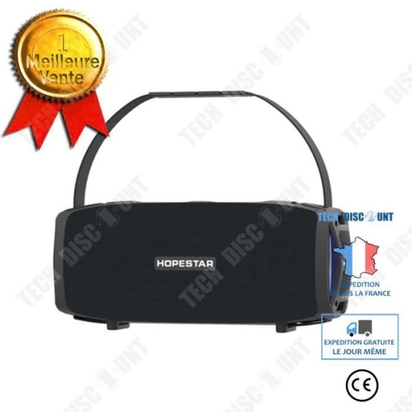 TD® Bärbar utomhus Bluetooth-högtalare 3D trådlös kolumnhögtalare Stereo Subwoofer Music Center Super Bass Box 240