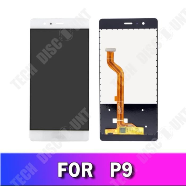 TD® Skærm til Huawei P9 lite Berøringsskærm LCD Samling (Uden Chassis) Erstatning (Sort)
