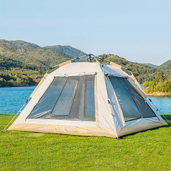 Telt - CONFOZEN - Automatisk model - 210x210x135 cm - Vandtæt PU2000MM - 4 personer