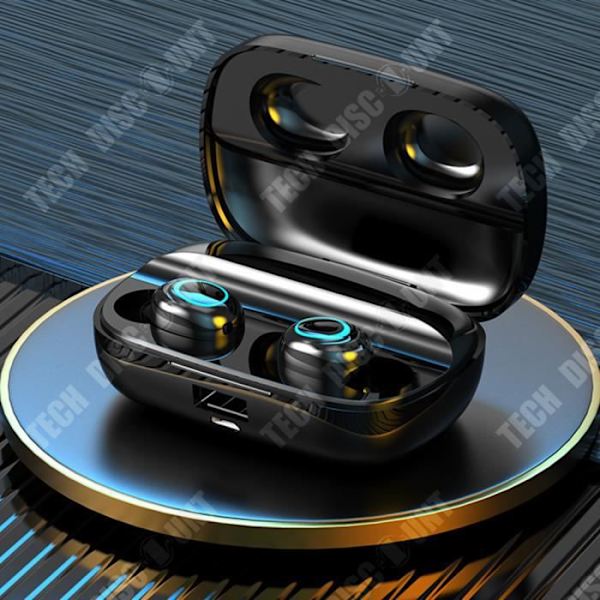 TD® Bluetooth Headset Digital Display True Wireless TWS Bluetooth 5.0 Laddningsfack Handsfree bilsamtal