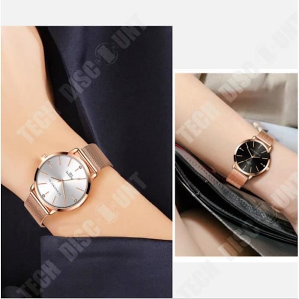 TD® Quartz Armbåndsure Casual og Business Series Mesh bælteur gave til mænd 25385