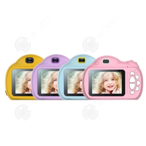 INN Barnkamera pekskärm 1080P HD dubbelkamera 1800W pixelkamera Nyårspresent liten SLR C7 för barn