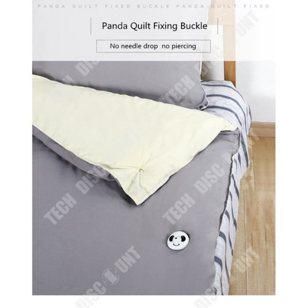 TD® panda påslakan tillbehör barn vuxen tjock i sängen dörr fixation clip sheet lakan kudde öglor täcke liten design billig