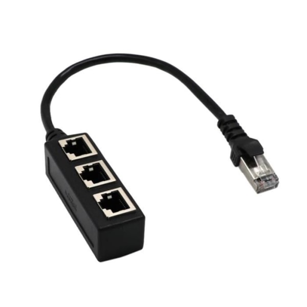 RJ45 Ethernet-jakokaapeli, RJ45 1 uros 3 X LAN Ethernet -jakaja-naisliitin.
