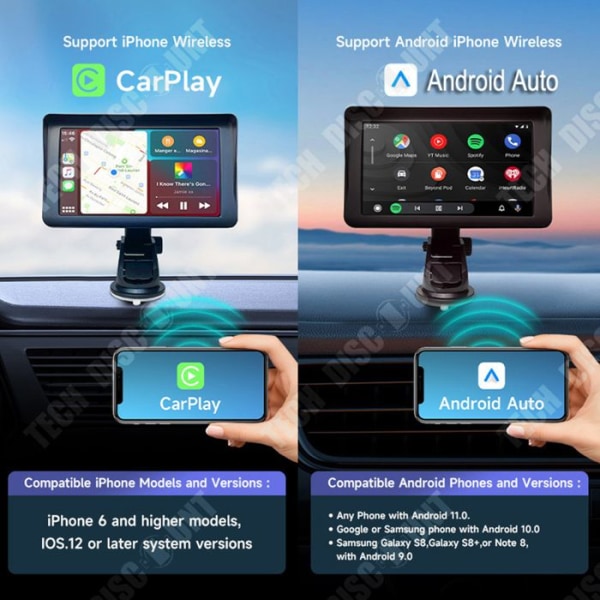 TD Bluetooth bilnavigator 7 tum kapacitiv bluetooth praktisk gps-navigator hd röstnavigering pekskärmsnavigator