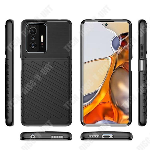 TD® Det beskyttende etui mod fald og fingeraftryk til mobiltelefon tilpasset Xiaomi 11 er behageligt og tyndt.