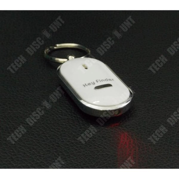 TD® Whistler nyckelring grå och vit färg hitta nycklar och nyckelring högkvalitativ blinkande signal och rött ljusljud