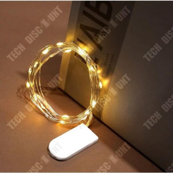 TD® Silver Wire String Lights LED String Lights Christmas Fairy Lights - Modell: Grön 2M 20LEDS - MILEDCA1