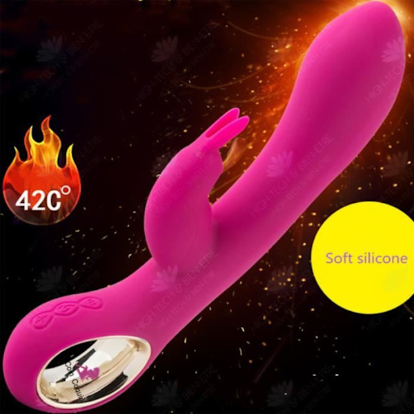 HTBE® Vandtæt trådløs vibrator Stærk vibration Kvindelig vibrator Vandtæt lavt støjniveau Vibration kvinde Pink