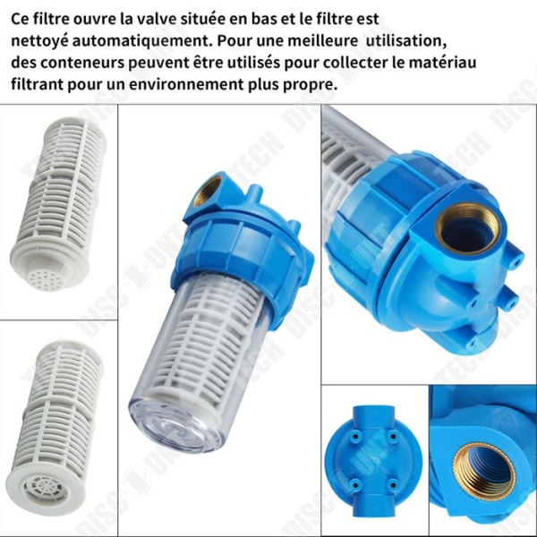 TD Sedimentfilter 9,3 x 6,3 x 17,8 cm Vattenfilter Vattenfilter Sedimentvattenfilter Backwash Pre-Filter