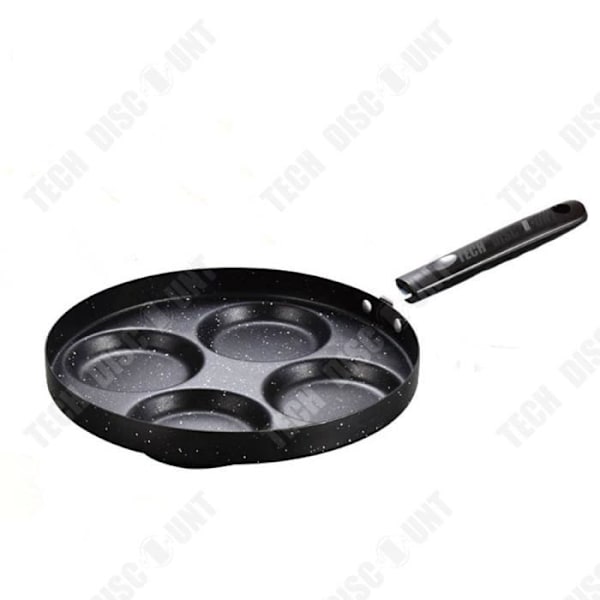 TD® Omelettpanna Fyrhålsposition Mini non-stick multifunktionell hushållstyp Lämplig för gashällar