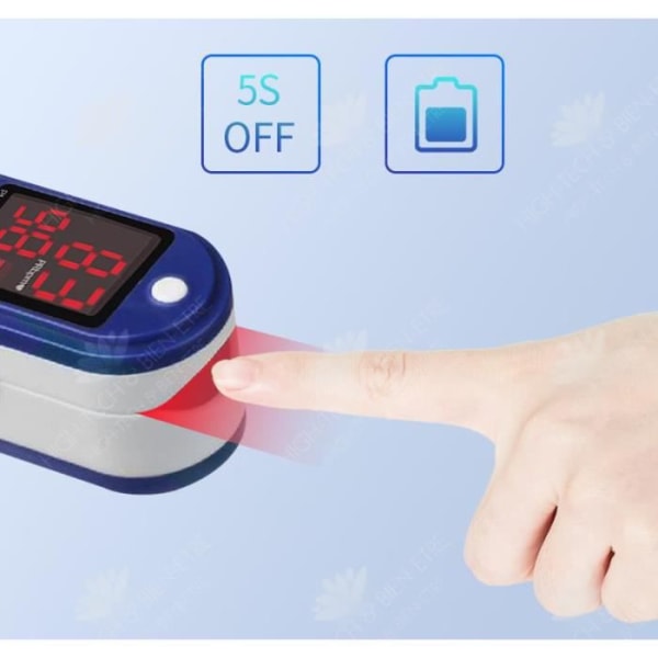 HTBE® Sports Fingertop Monitor Sensor Hälsomonitor Kroppshälsodetektionsinstrument
