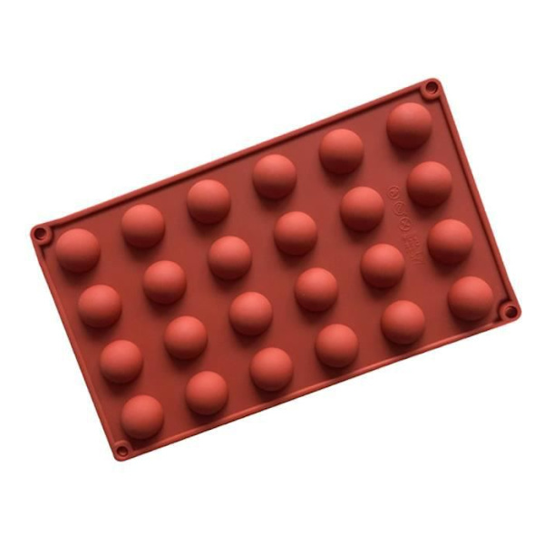 Demi-boule Spherical kage i silikone form Muffin småkager med chokolade bagning Form Dekor gracemui482