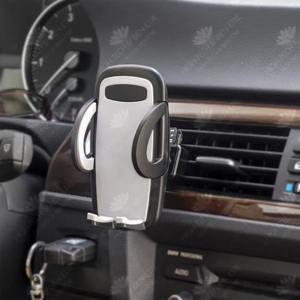 HTBE® Universel bil luftudblæsningsholder til mobiltelefon GPS navigator mini universel holder