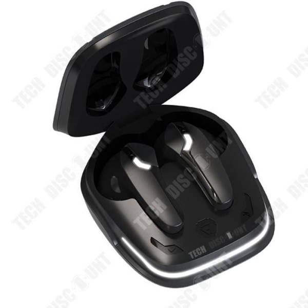 TD® trådlösa Bluetooth-hörlurar Bluetooth 5.2 Vattentäta och brusreducerande Superb batteritid Låg latens Gaming Headset