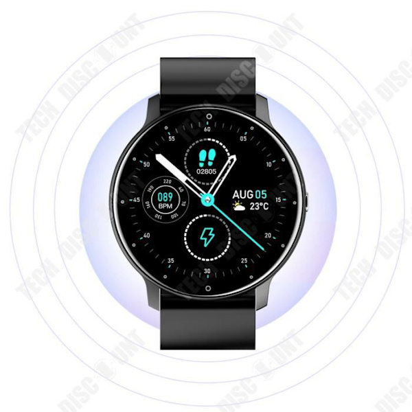 TD® Smart Watch Puls Blodtryck Sport Dam Herr Ringklocka