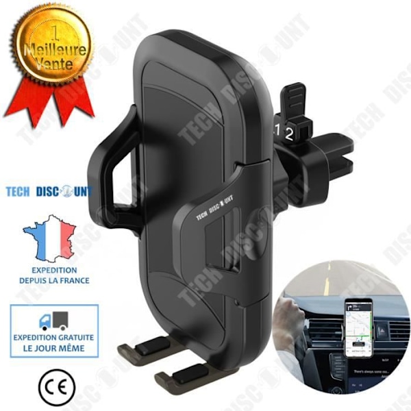 TD® Support Telefon bil Navigation/ Mobil 360 grader/ GPS Kit