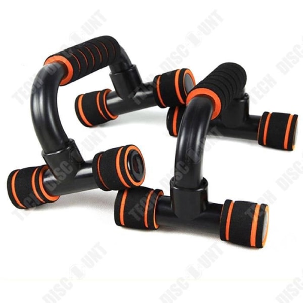 TD® Support push-up i H-formet, 2-farvet bomuldsmanchet i I-format, push-up ramme, brystøvelse, muskel push-up enhed