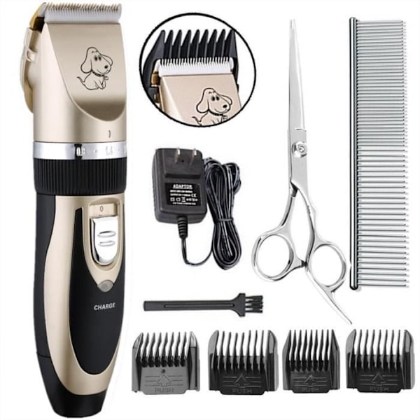 Jooksmart Dog Cat Pet Clipper Professionell elektrisk sladdlös tyst Bästa Clipper för hund långt tjockt hår