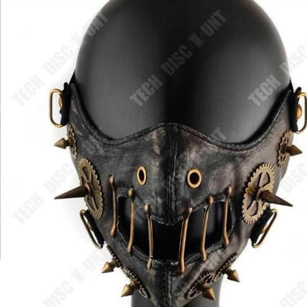 TD® Ydekomponenter, steampunk festbeskyttelse, cool og udsøgt tilpasset dekoration til Halloween ansigt til annonce
