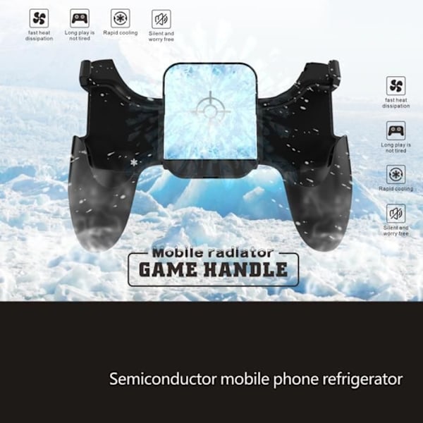 Gamepad - TD - Halvledarkylning - USB - Smartphone kompatibel - Ergonomisk