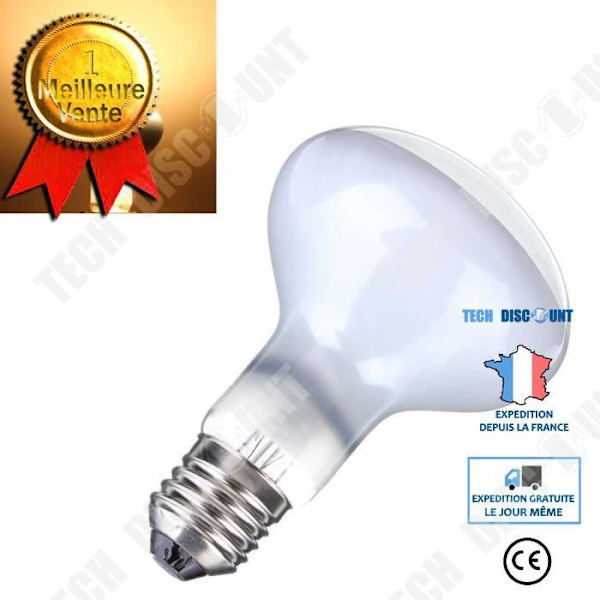 TD® Lampe Ampoule E27 100W Termisk Infrarød UVA - Terrarium Vivarium Varme Hvid - Skinnende og Lysende - tungsten halogen