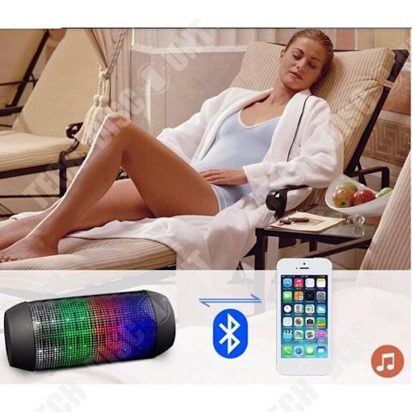 TD® Pulsed LED-högtalare / Lyktlampa-högtalare Bluetooth Electronics-Vit / Flerfärgad LED / Clear Fluid Sound