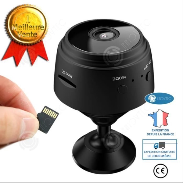 INN® Kamera A9 HD Wifi Kamera 1080P Infrarød Netværk Nattevisions Kamera Bevægelse