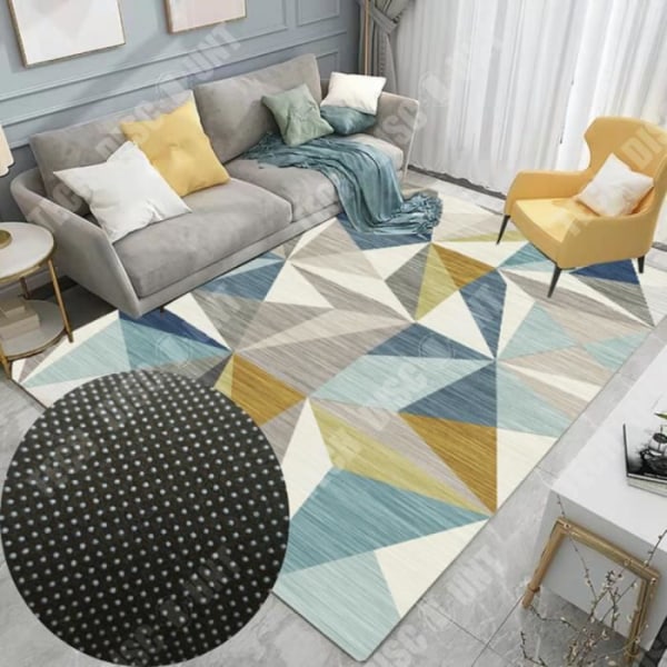 TD® Skandinavisk tæppe indretning stue soveværelse europæisk moderne Madrid 160x230cm