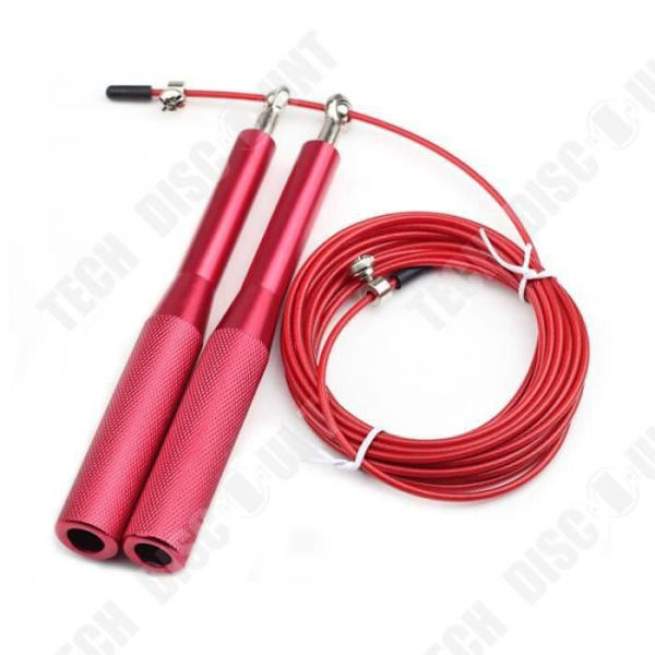 TD® Fitness Accessories - Body Building, 3 meter viktad hopprep Counter Gym Jumprope - LILA Typ