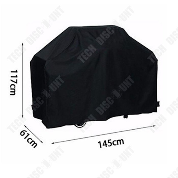 Vattentät BBQ-överdrag 145*61*117 cm Oxford-duk utomhus Dammtät överdrag Tyg Solskydd Ugnsöverdrag Tyg