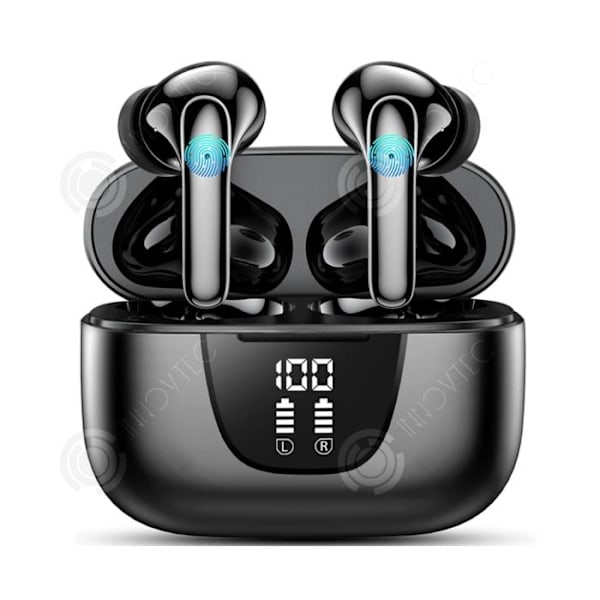 INN Trådlösa Bluetooth-hörlurar 36 timmars speltid Långdistansbrusreducering In-Ear Bluetooth-hörlurar