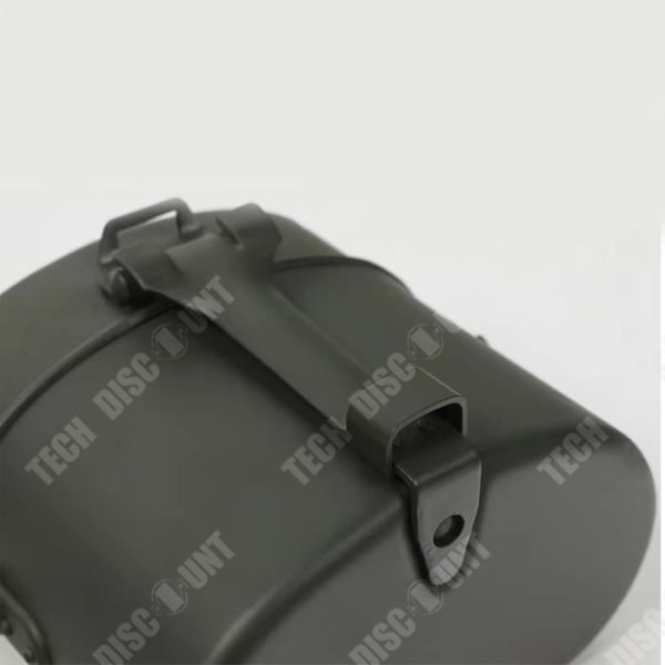 TD® tysk matlåda i aluminium camping militär träning praktisk gammaldags matlåda för uppvärmning av aluminium