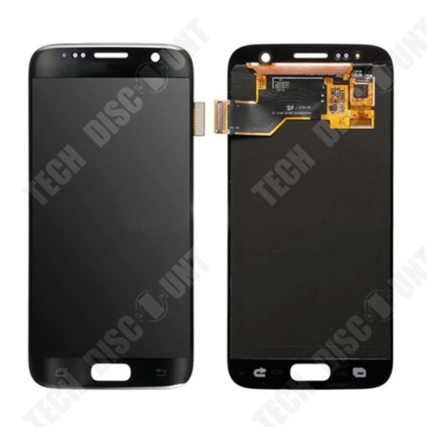 TD® för Samsung Galaxy S7 G930 Svart LCD-skärm och digitaliserare monteringsdel (tft-version)