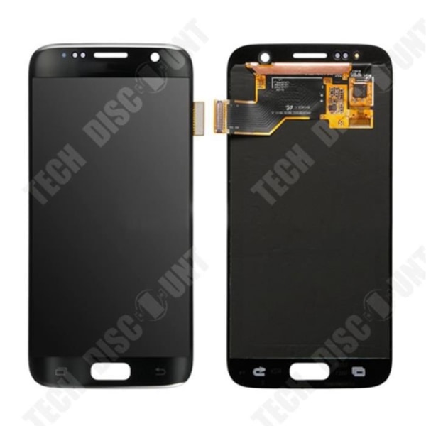 TD® LCD-skærm til Samsung Galaxy S7 G930 Sort og digitizer monteringsdel (tft version)