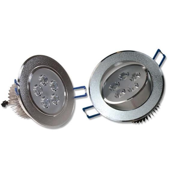 Spot encastrable LED - LEDVero - 5W - Kallvit - 12x - Inomhus - Hög kvalitet Vit kyla