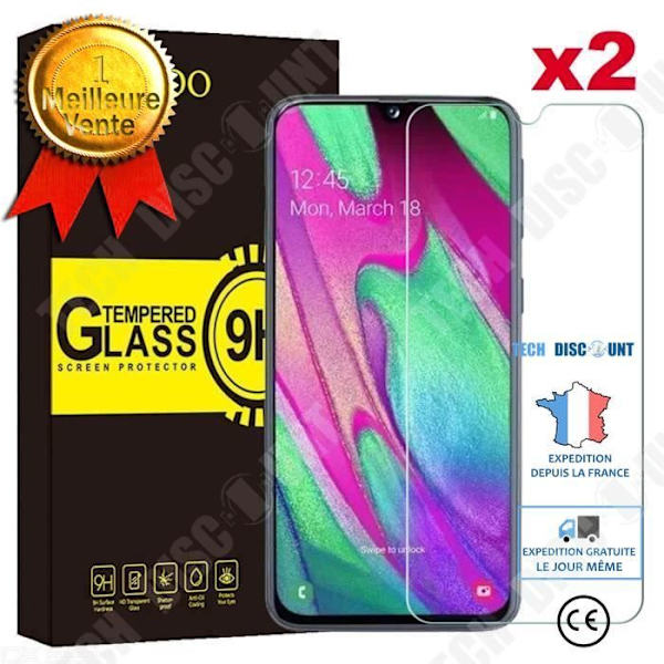 Kohdistettu TD® Filmi Sopii Galaxy A40 Täysi näytön suojus Silmien suojaus ja sinisen valon esto