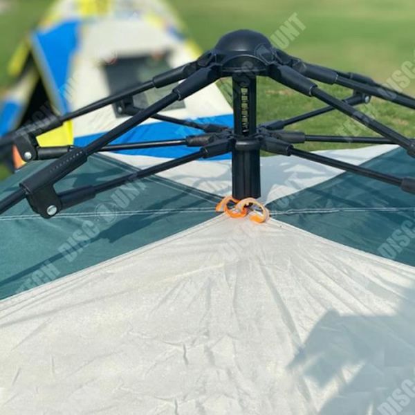 TD® Tente udendørsudstyr 2-3 personer helt automatiske strandcampingtelt foråret hurtig åbning dobbel størrelse