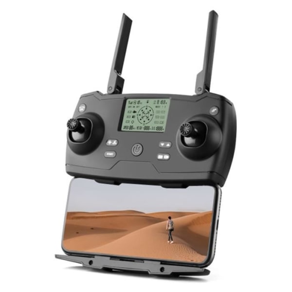 TD® Professionell högupplöst drönare Inbyggd HD-kamera Avståndskontroll 100m Video Integrerad fjärrkontroll Färg Grå