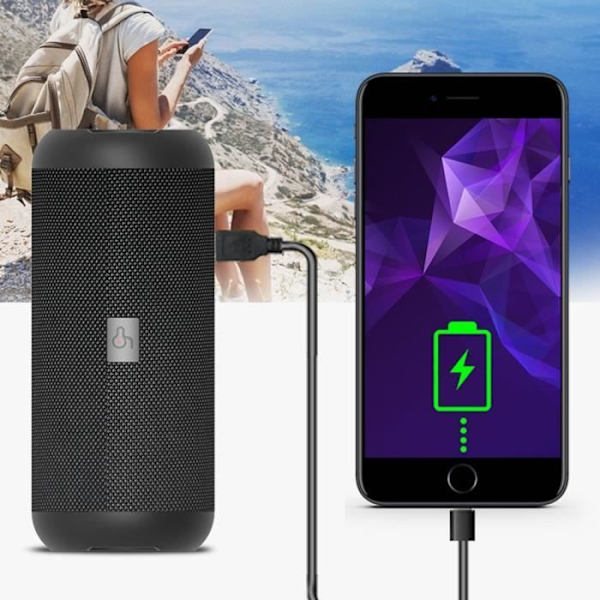CONFO Överviktig bluetooth högtalare subwoofer 20W kraftfull förstärkningsvolym och ljud lång batteritid