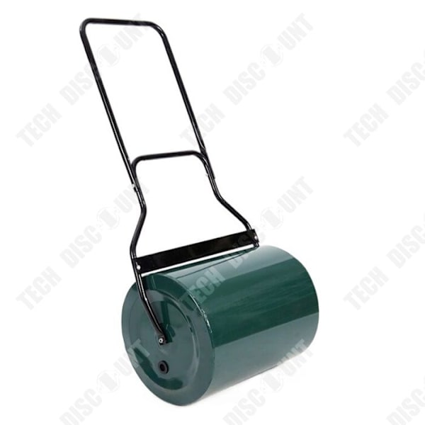 TD Lawn roller 40cm anti-stänk haklapp grön metall roller hög motstånd trädgård vatten eller sand fyllning trädgård roller