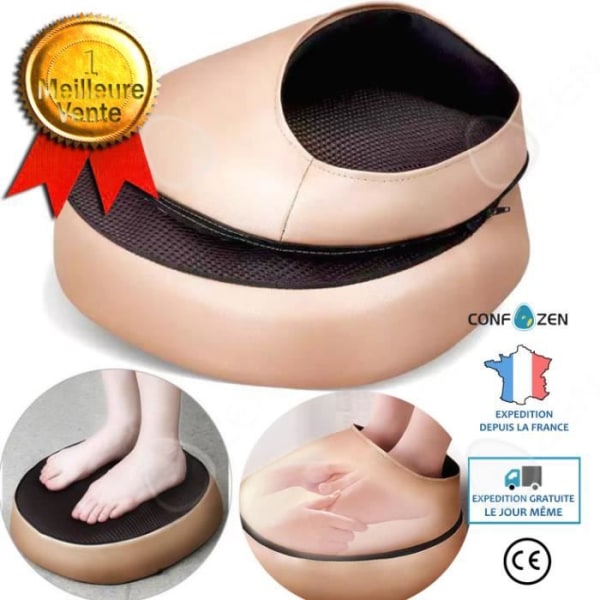 CONFO Multifunktionell Pedikyr Machine Massager, Intelligent Electric Heating Kneading Massager