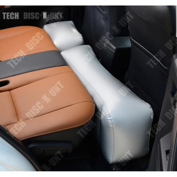 TD® Oppustelig madras / Bil Rejse Luft Seng Sæde Camping Universal SUV Tilbage Grå/udstyr til vandreture/Campingudstyr
