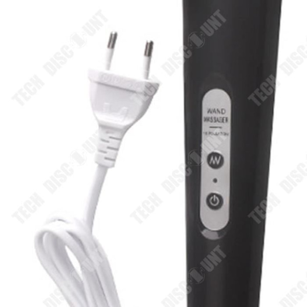 TD® Kvindelig massagebast vibrator i vandtæt sort silikone super stor trådløs fjernbetjening massagebast sort