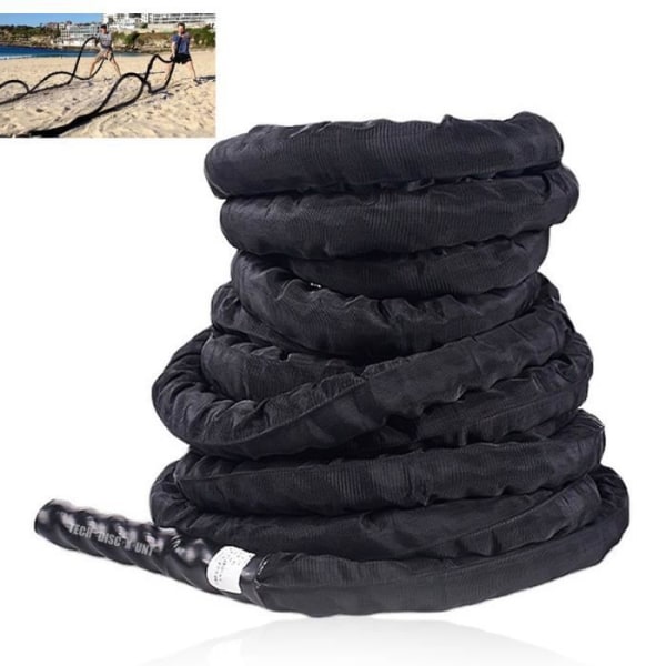 TD® Sjippetov 38mmx9M Tung Træningskamp Sjippetov Sport Fitness Hjemmepraksis