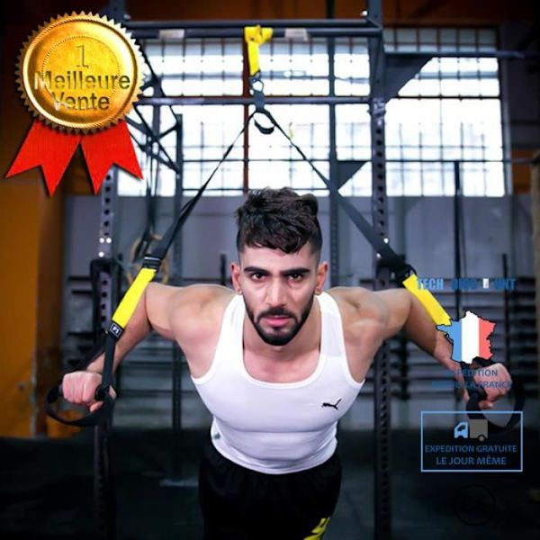 Sportrem Bodybuilding Stretch Elastic Fitness 145-200CM Justerbar inomhusträning utomhus stöder spännare