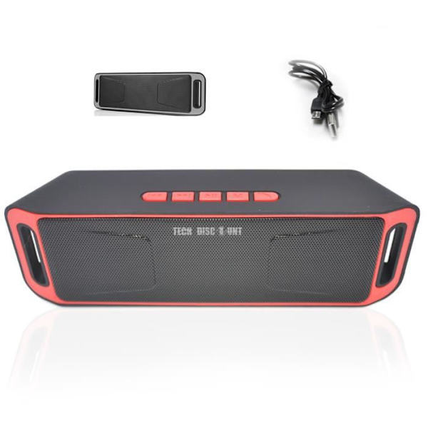 TD® Langaton Bluetooth-kaiutin, vedenkestävä, kantava, ulkokäyttöön, voimakas musiikkitoisto, pitkä akunkesto.