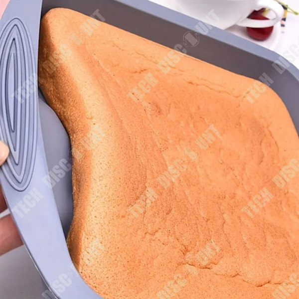 Silikone kageform 26x25.5x5cm Rektangulære Non-stick forme til kager Bagning Hjemmelavet Bageri Kageform