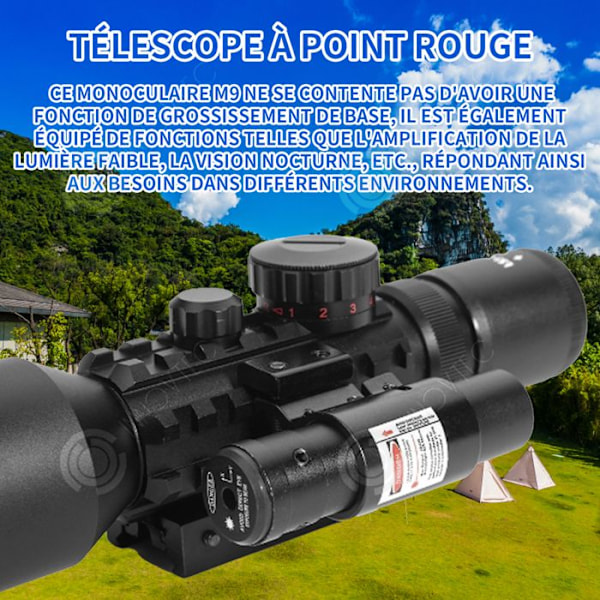 INN Teleskoper brændvidde 300 mm brændvidde astronomisk teleskop rød prikket teleskop klatreteleskop objektiv